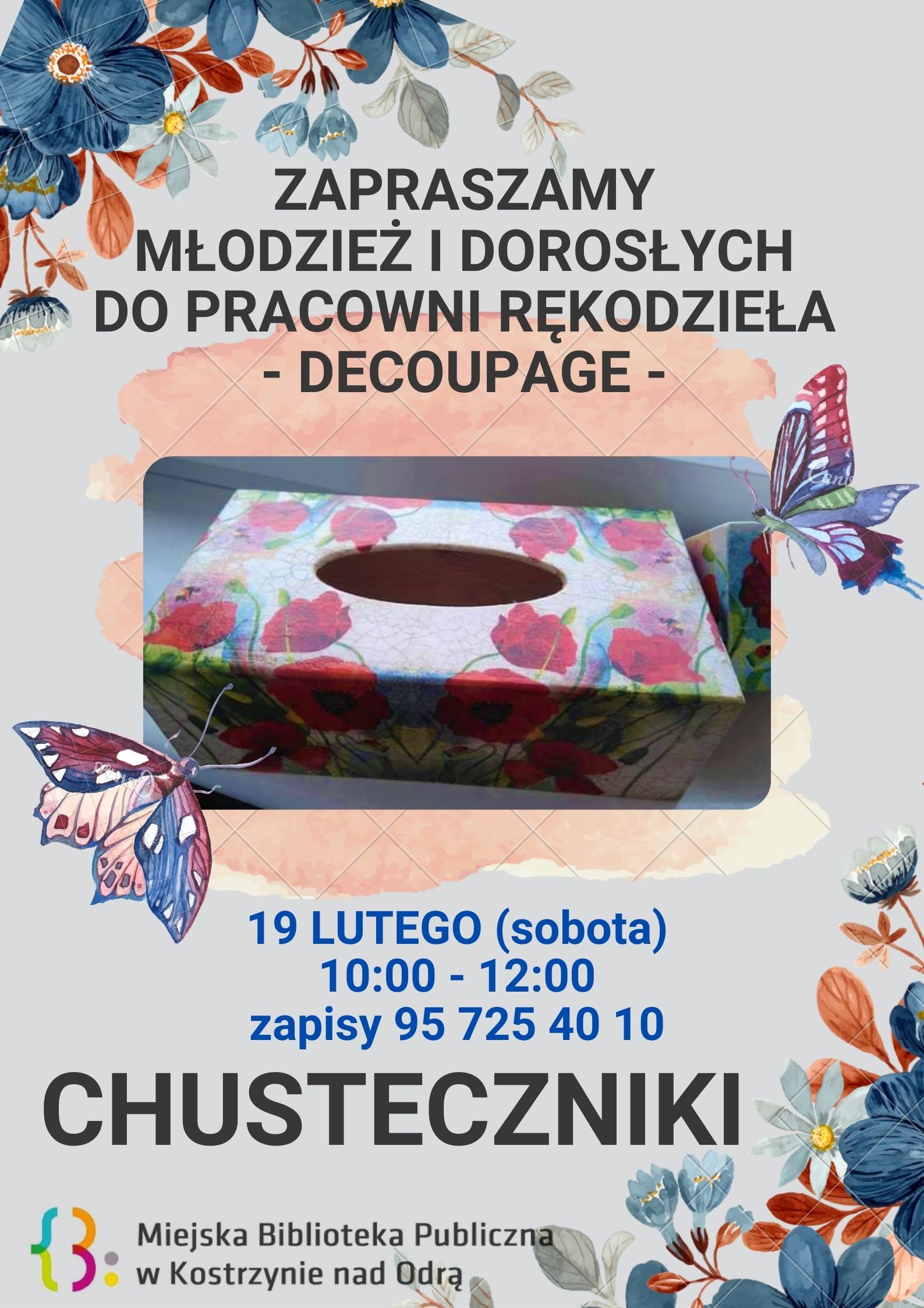 - DECOUPAGE -  CHUSTECZNIKI