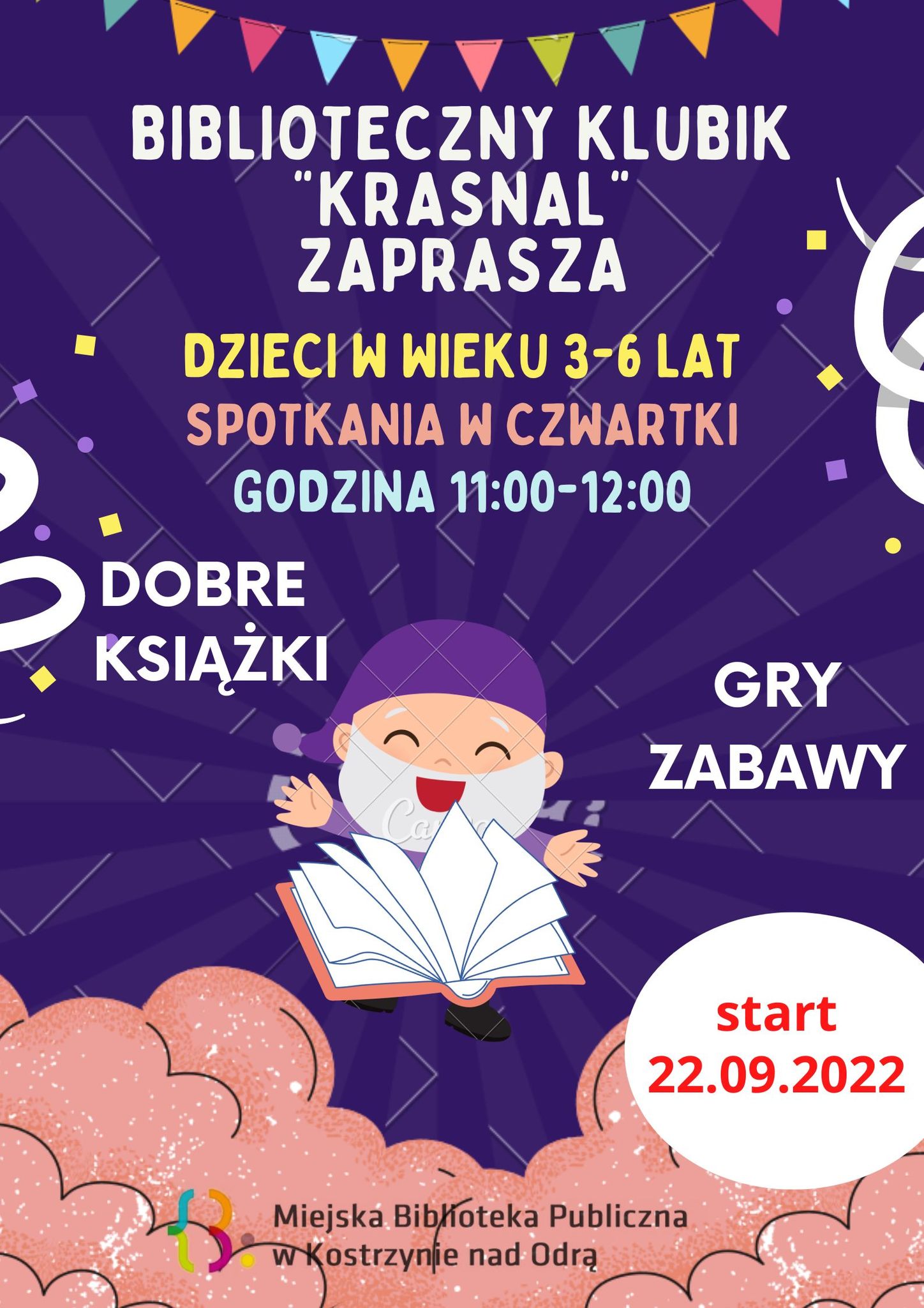 Informacja dot. rozpoczęcia cyklicznych zajęć w bibliotece