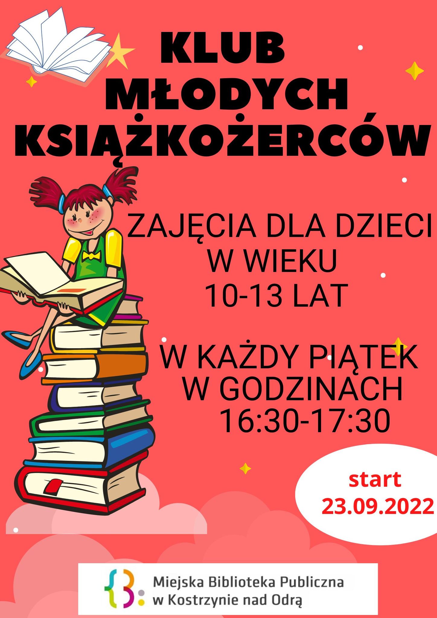 Informacja dot. rozpoczęcia cyklicznych zajęć w bibliotece