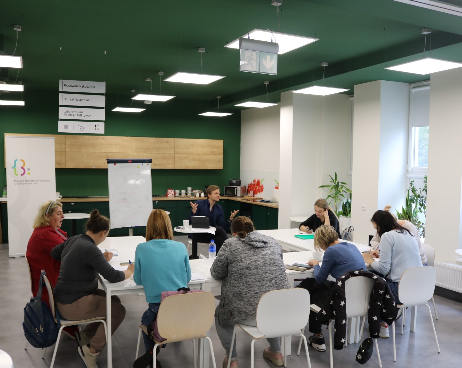 Spotkanie Klubu Ukrańskich Mam w bibliotece