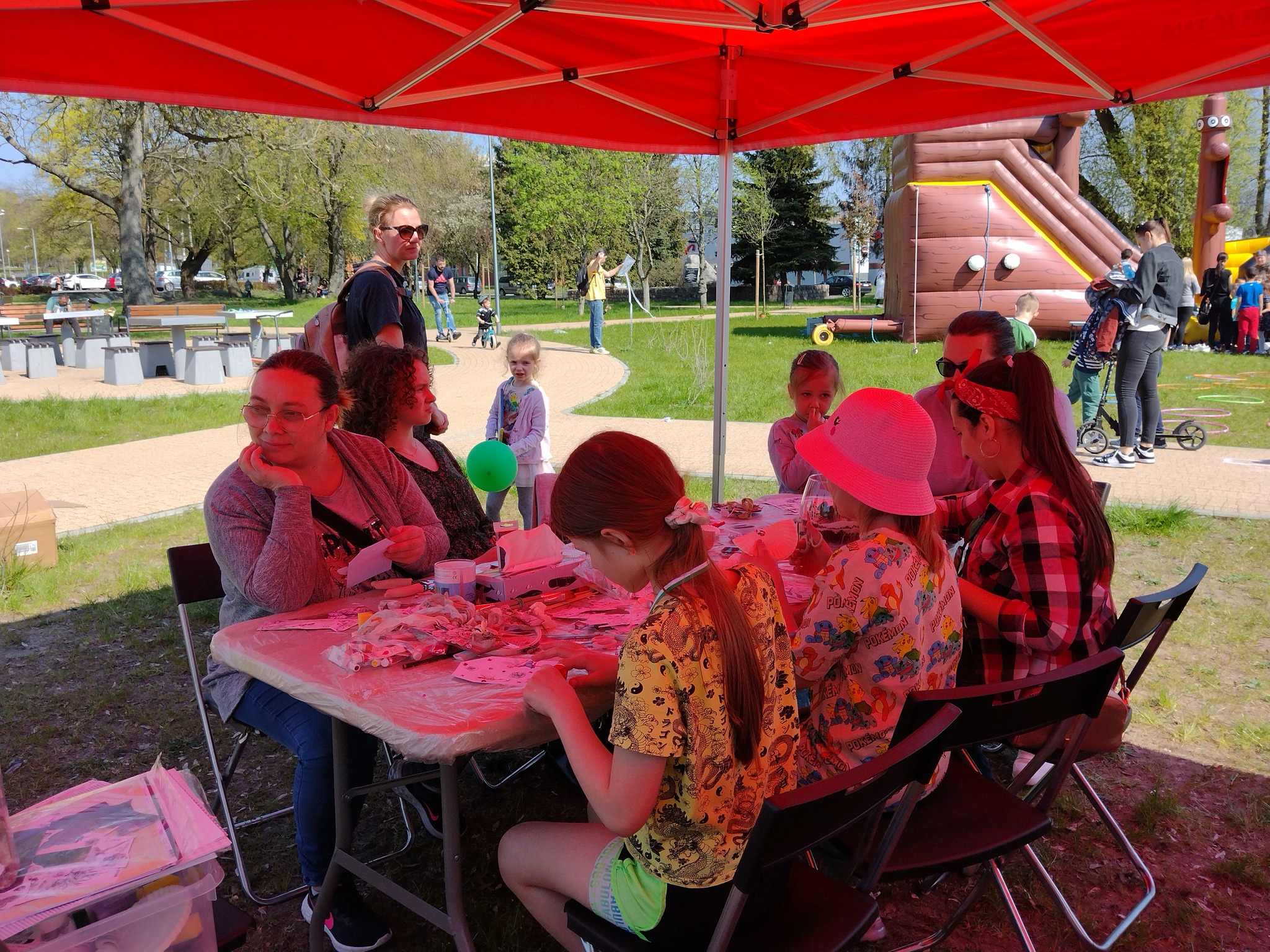 Stoisko Biblioteki na Pikniku Ekologicznym