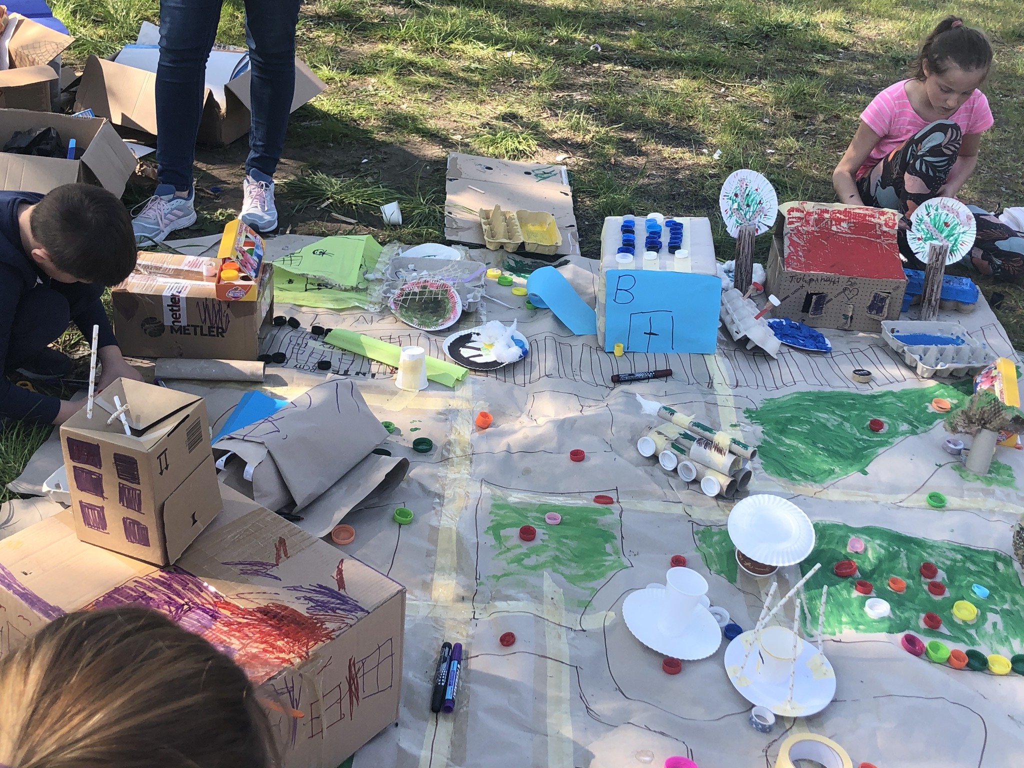 Stoisko Biblioteki na Pikniku Ekologicznym