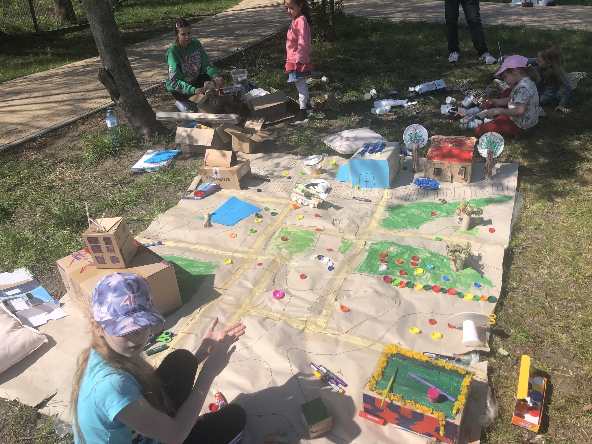 Stoisko Biblioteki na Pikniku Ekologicznym