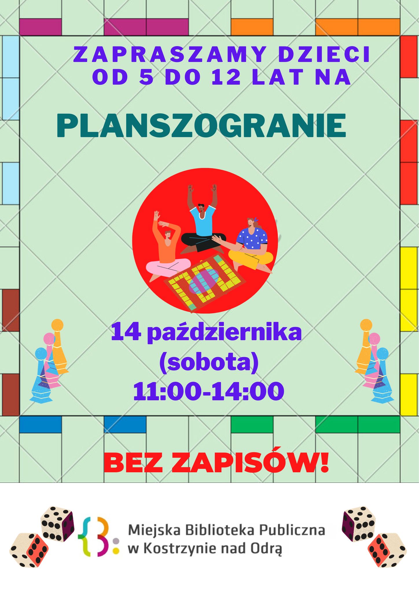 Plakat informacyjny - Planszogranie