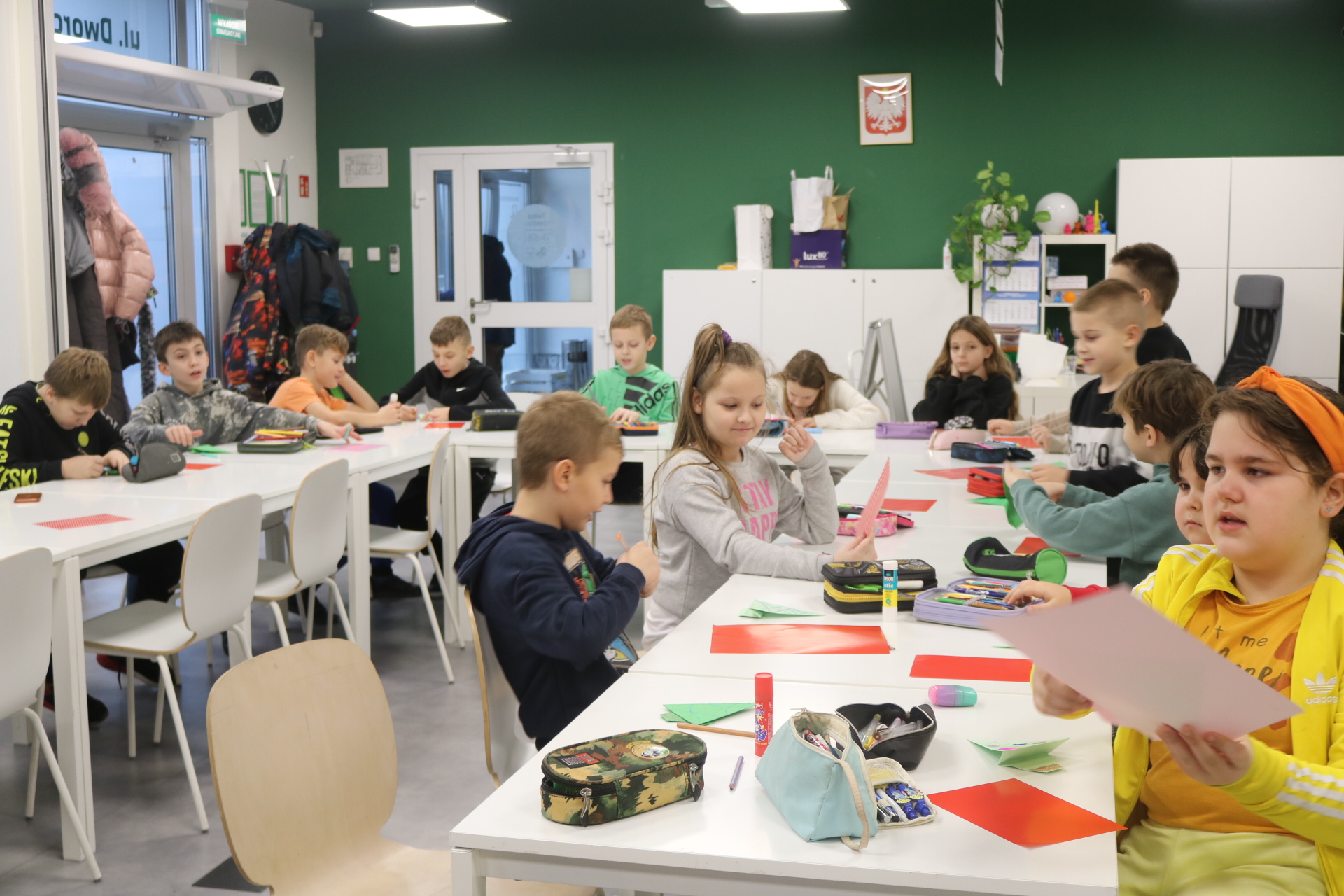 Świąteczne Origami - Klasa IIIA SP1 - 19.12.2023