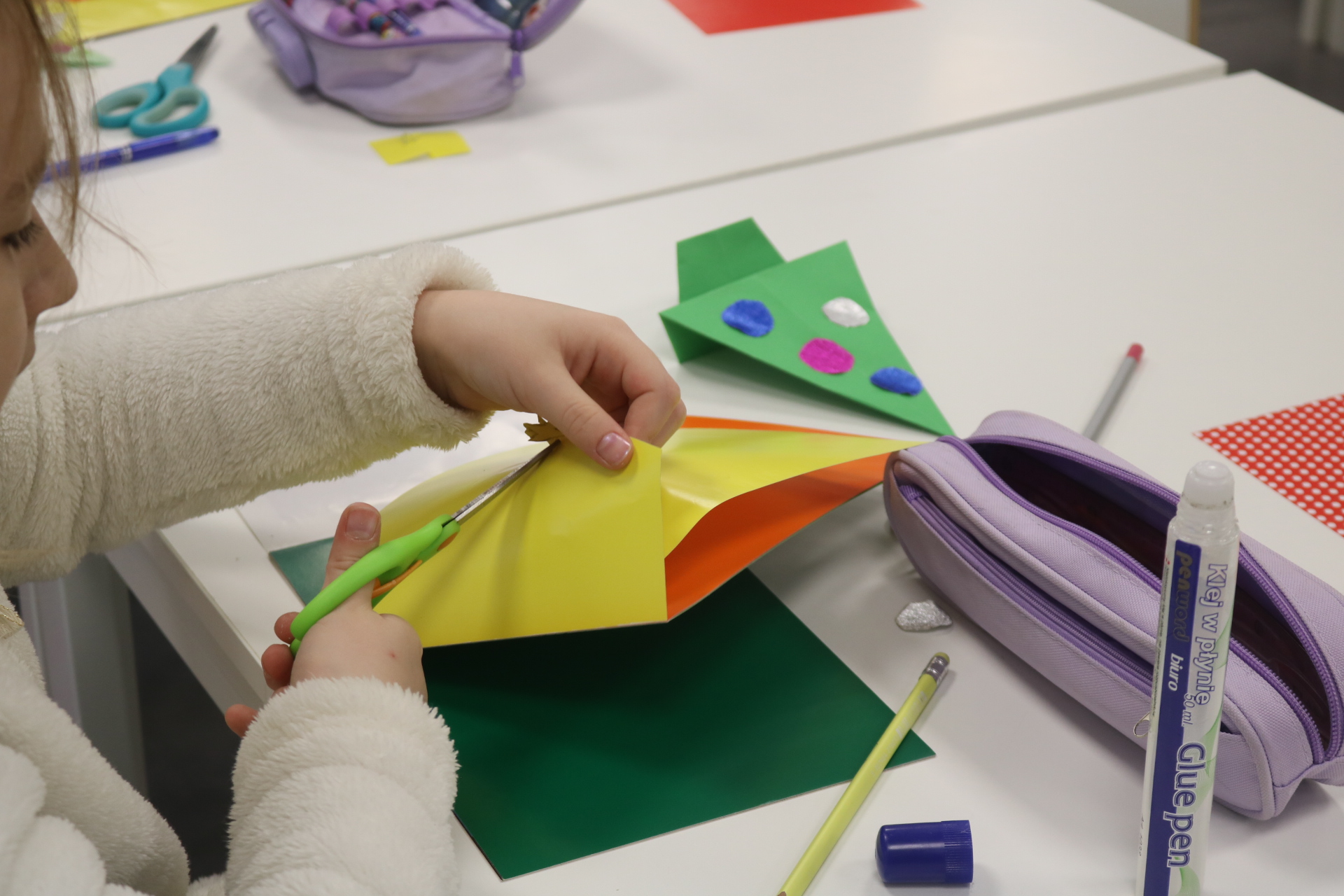 Świąteczne Origami - Klasa IIIA SP1 - 19.12.2023