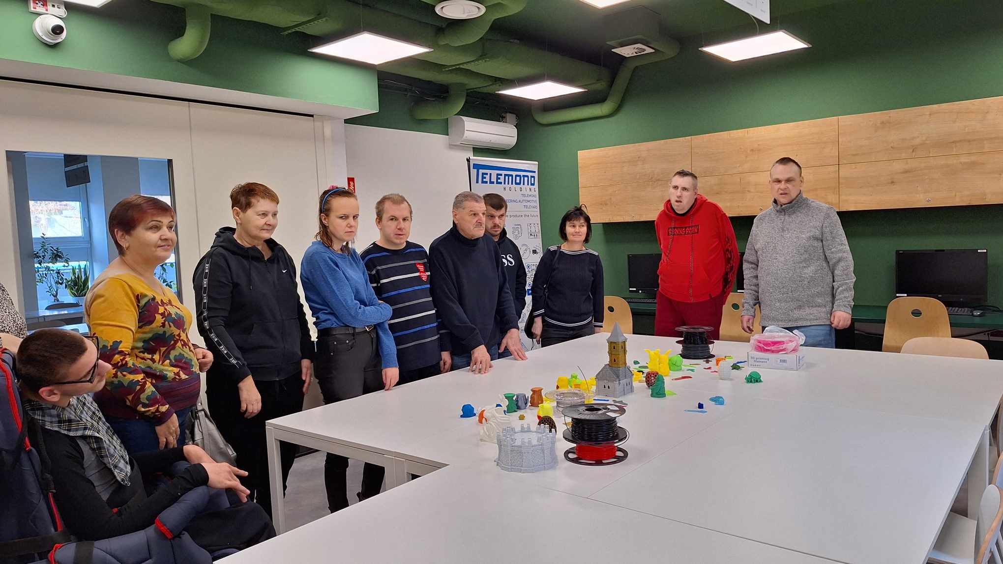 Środowiskowy Dom Samopomocy w naszej Pracowni Robotyki i drukarki 3D