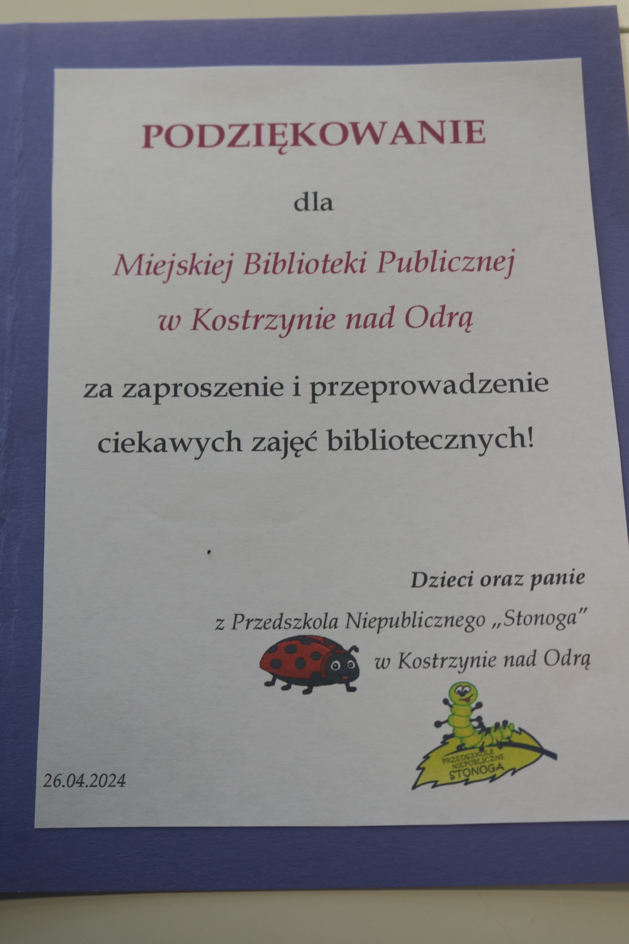 Lekcja biblioteczna - grupa 