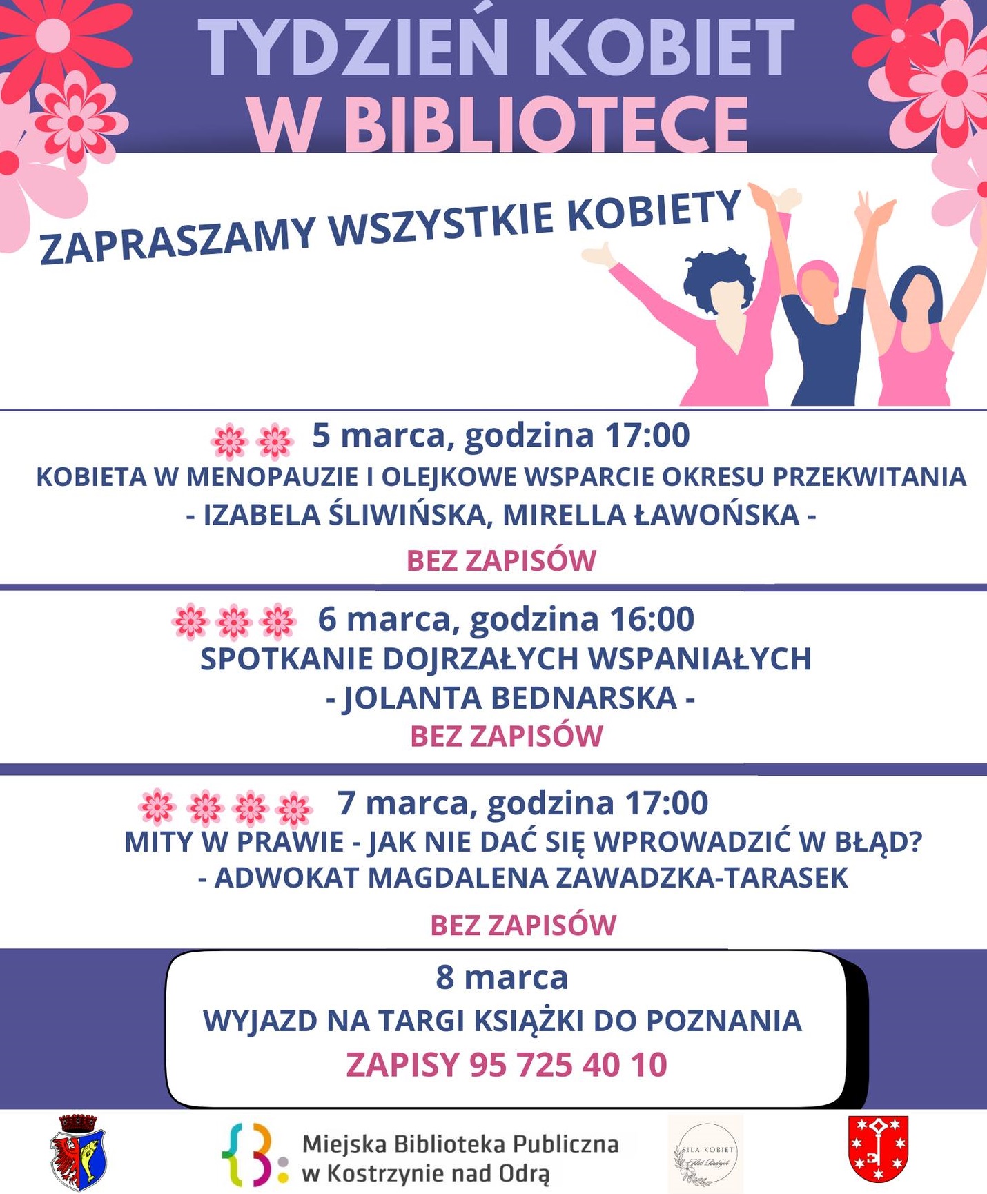 Wykład Kobieta w menopauzie - plakat reklamowy